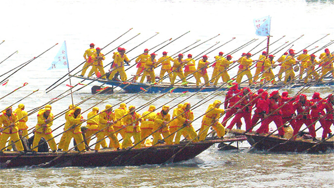 China Qintong Boat Festival 溱潼会船节